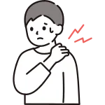 Man With Stiff Shoulders SVG Icon